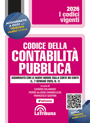 CODICE DELLA CONTABILITA' PUBBLICA 2026