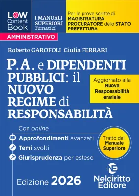 P.A. E DIPENDENTI PUBBLICI: NUOVO REGIME
