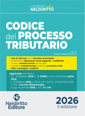 CP12/1 CODICE DEL PROCESSO TRIBUTARIO