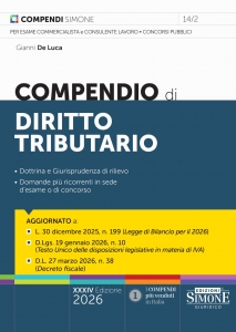 COMPENDIO DI DIRITTO TRIBUTARIO Â?? 14/2
