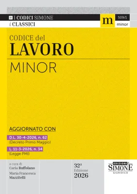 509/1 CODICE DEL LAVORO MINOR 2026