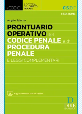 PRONTUARIO OPERATIVO CODICE PENALE E PRO