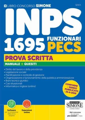 INPS 1695 FUNZIONARI PECS PROVA SCRITTA