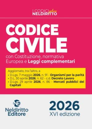 CP1 CODICE CIVILE NORMATIVO PLUS 2026
