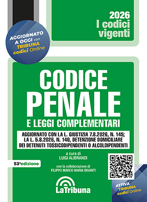 CODICE PENALE 2026