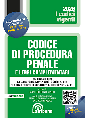 CODICE DI PROCEDURA PENALE2026